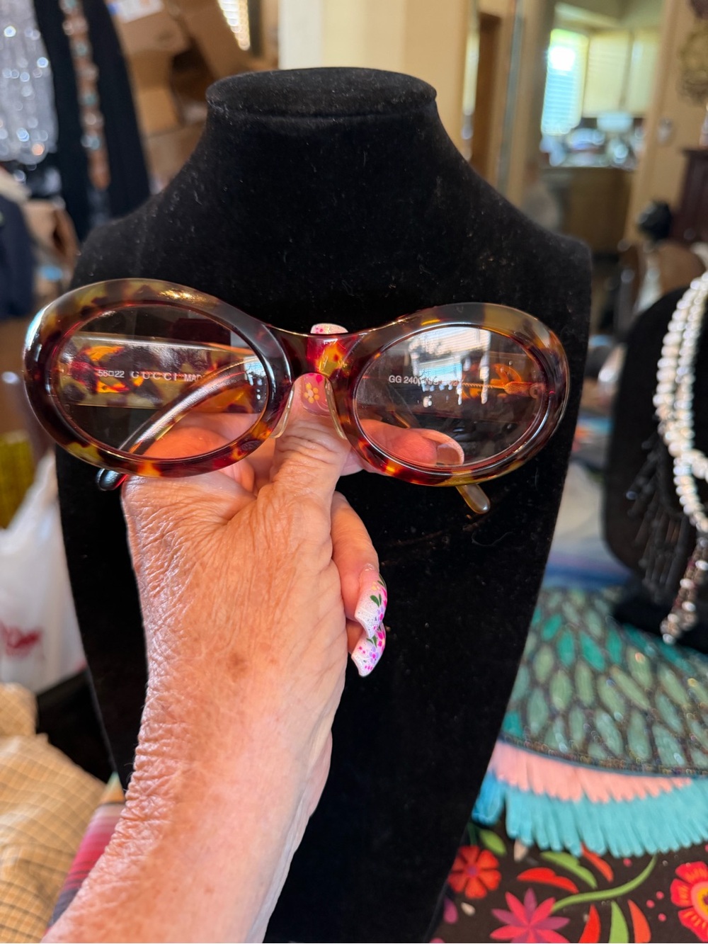 Vintage Gucci Tortoise Frame